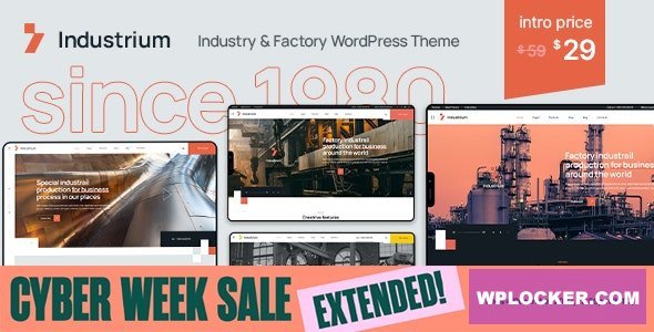 Industrium v1.5.7 - Industry & Factory WordPress Theme